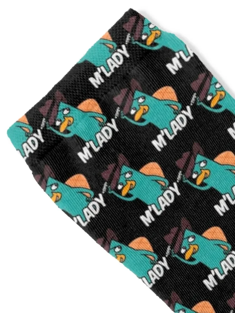Perry Platypus - M_Lady Socks cartoon Stockings compression christmas gift Men's Women's