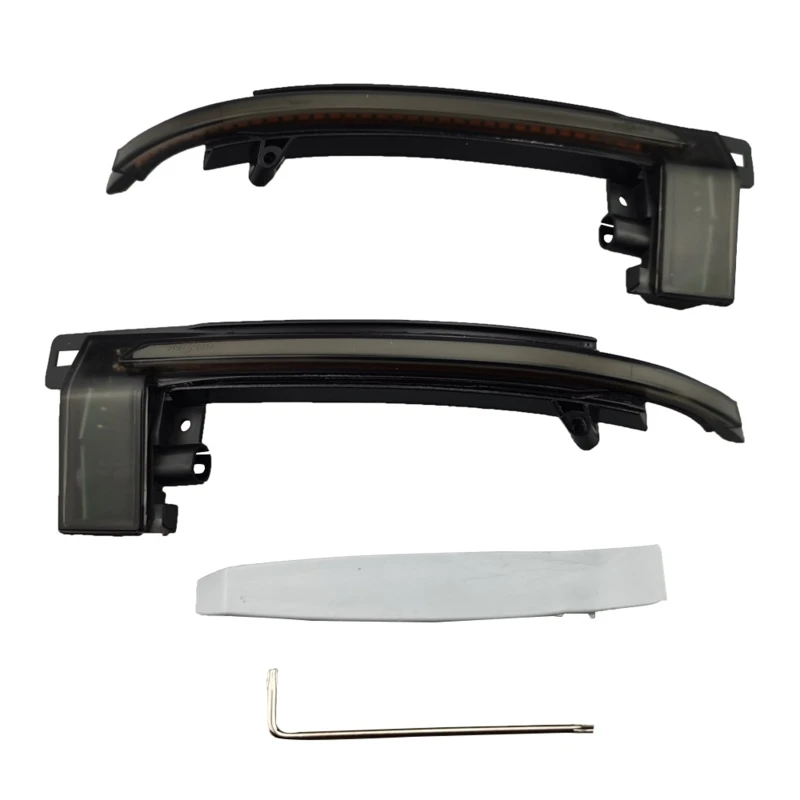 

2x Scroll LED Dynamic Turn Signal Light Compatible with AudiA4 A5 B8 RS5 Rear View Side Mirror Flashing Repeater Blinker