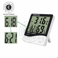 htc 1 htc 2 lcd electronic digital temperature humidity meter indoor outdoor thermometer hygrometer weather station clock