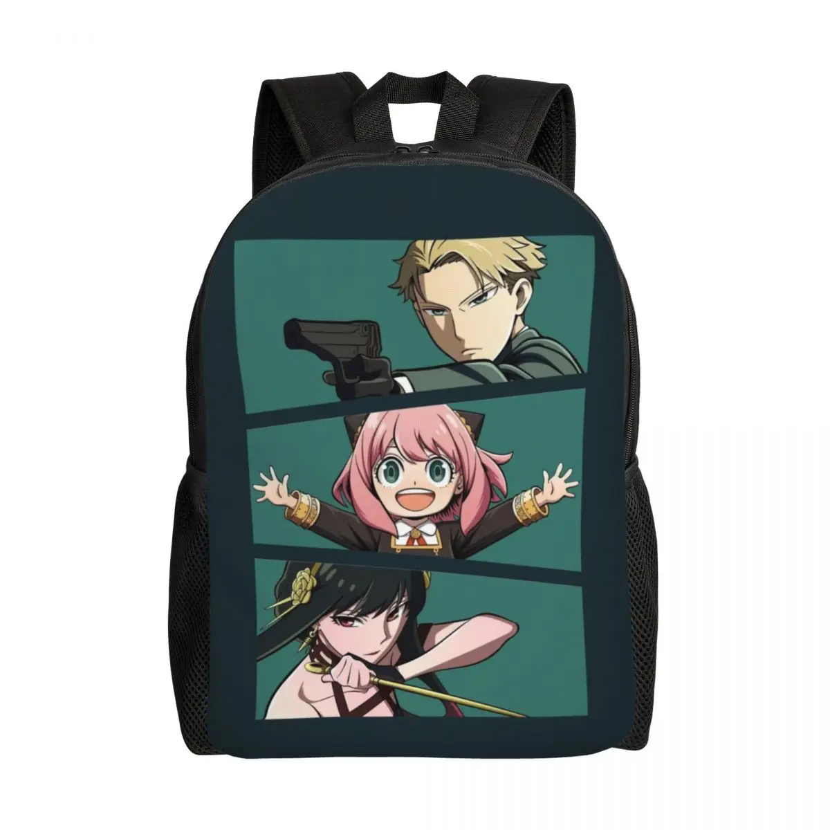 Spy X Family Anya Yor Forger Anime Laptop Backpack Women Men Casual Bookbag for School College Students Bag
