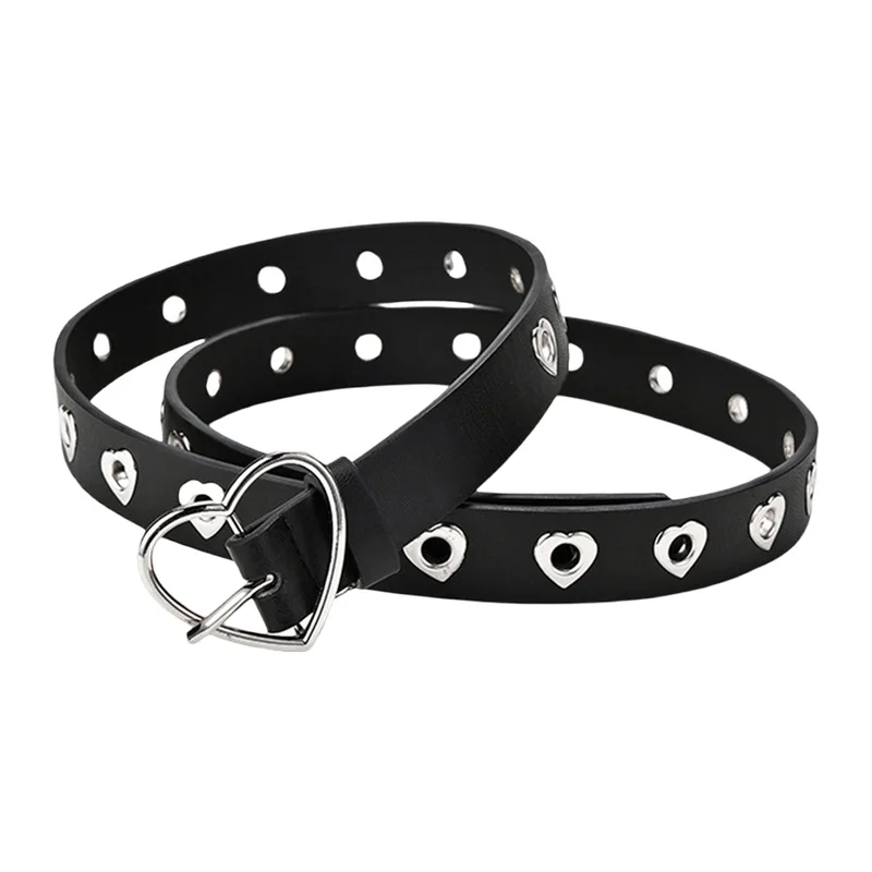 

Женский винтажный широкий пояс из искусственной кожи с пряжкой в форме сердца для платьев, джинсов и брюк