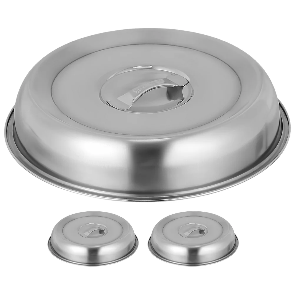 

Stainless Steel Cover BBQ Dome Kitchen Steak Household Food Serving Lid Protecting Conure