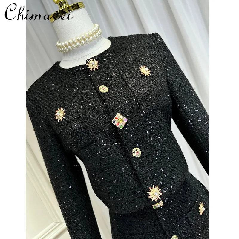 Высококачественные комплекты юбок женские осенние новые модные подплечники с