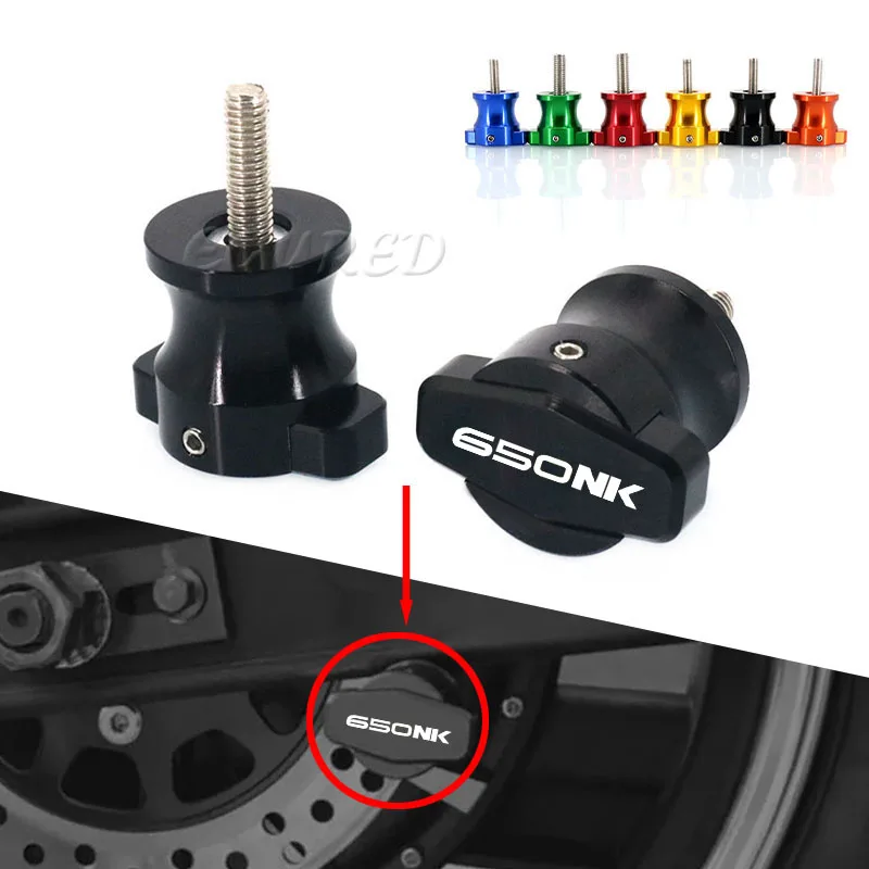 

Для CFMOTO 650NK 650 NK NK650 NK 650 подставки для рамы мотоцикла 6 мм CNC Винты слайдеры Swingarm Катушки слайдер