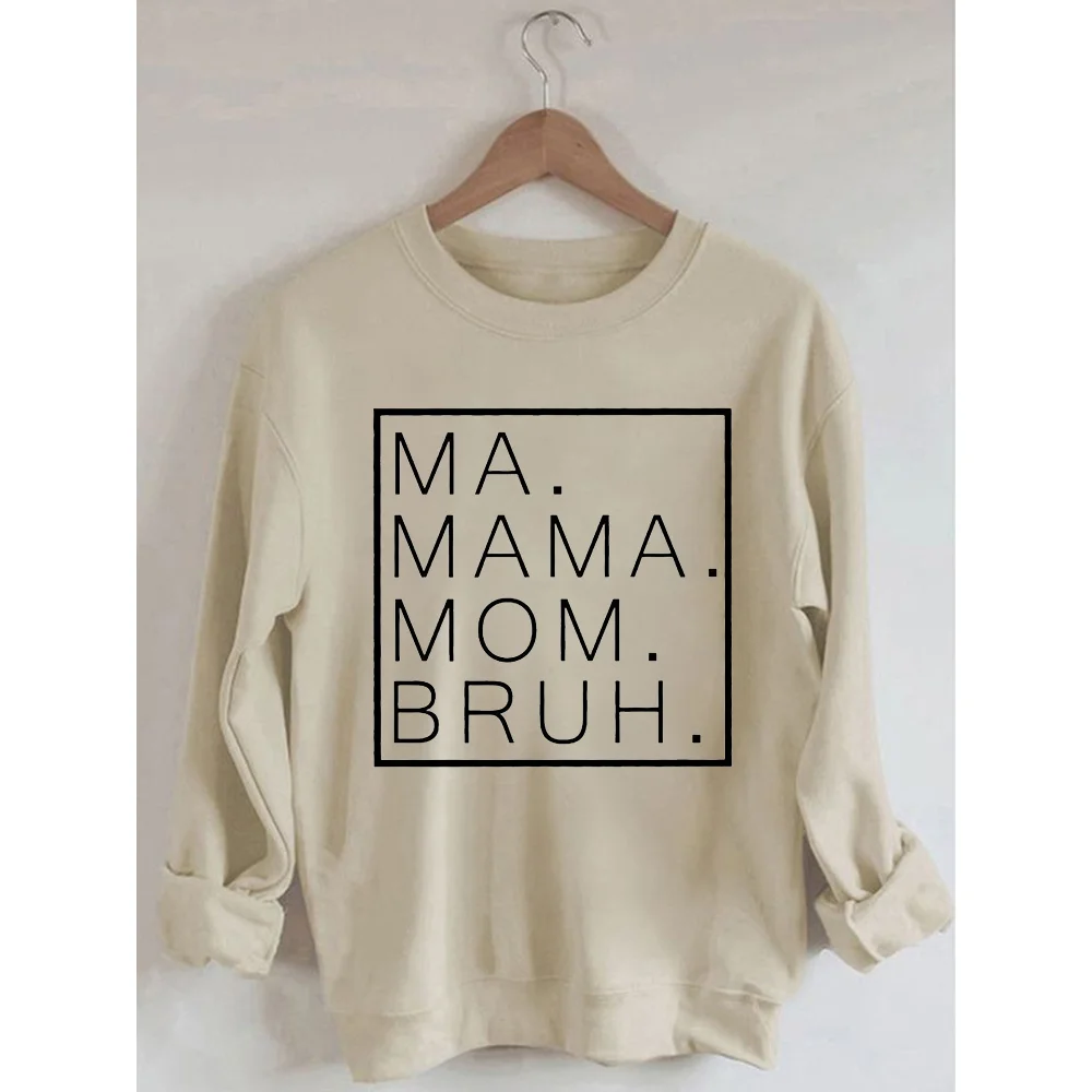 

Women‘s Ma Mama Mom Bruh Long Sleeve Sweatshirt