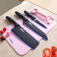 kitchen knife household kitchen knife stainless steel slicing knife combination kitchen knife cutting board set