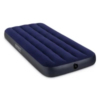 air mattress new line pull blue flocking air bed camping bed folding bed lunch break bed