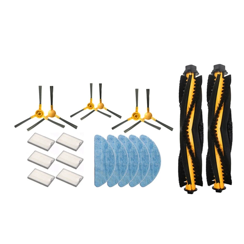 

Main Side Brush Filter And Mop Cloth Replacement Accessories For Proscenic 800T 820S 820T 830T Robot Vacuum Cleaner