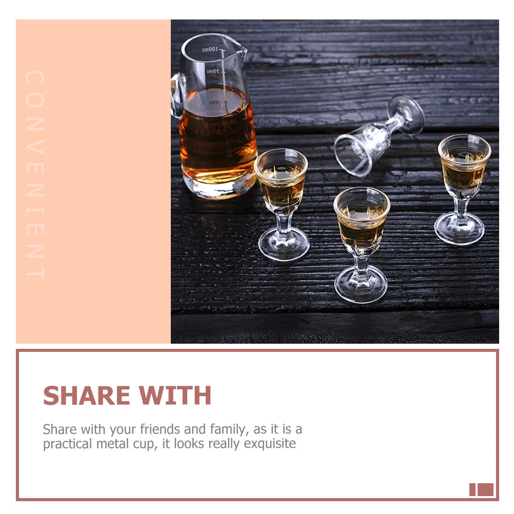 10 шт. белые стеклянные пивные чашки Highball Goblet Shot виски кружки мл маленькие