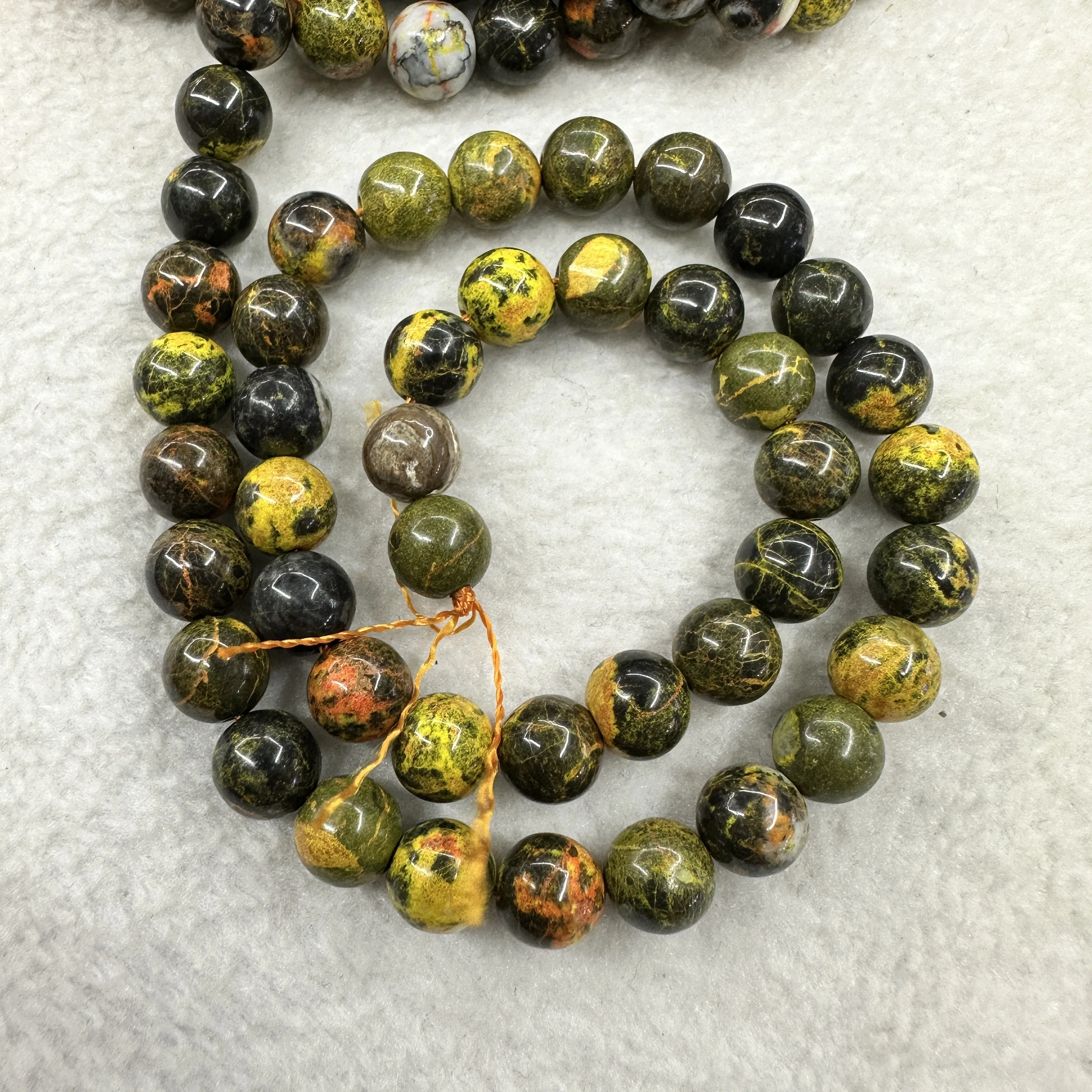 

New AAA Natural Bumblebee Jasper Stone Beads Gemstone Diy Loose Bead for Jewelry Making Strand 15" Wholesale Charms Beads