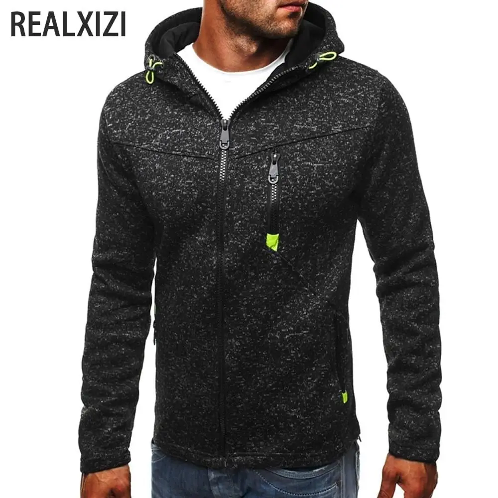 

Men's Hoodies Jacquard Hoodie Sweatshirts Fleece Casual Streetwear Outerwear Men Hooded Sweatshirt Pullover Fashion Long Sleeve