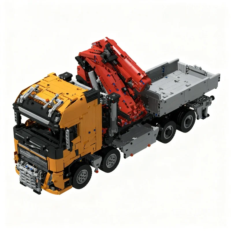 4351 деталь MOC Vovo FH16 750 8x6 Кран Технический Эксперт Модель для сборки Конструктор Развивающая игрушка Творческая коллекция (art.: 3920dd0f65586) - 3920dd0f65586
