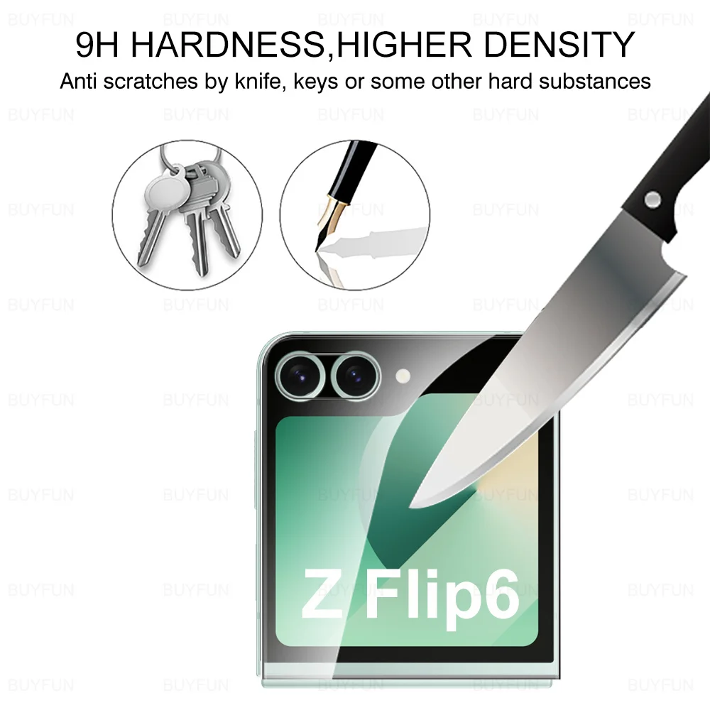 4 шт. защитное закаленное стекло для Samsung Galaxy Z Flip6