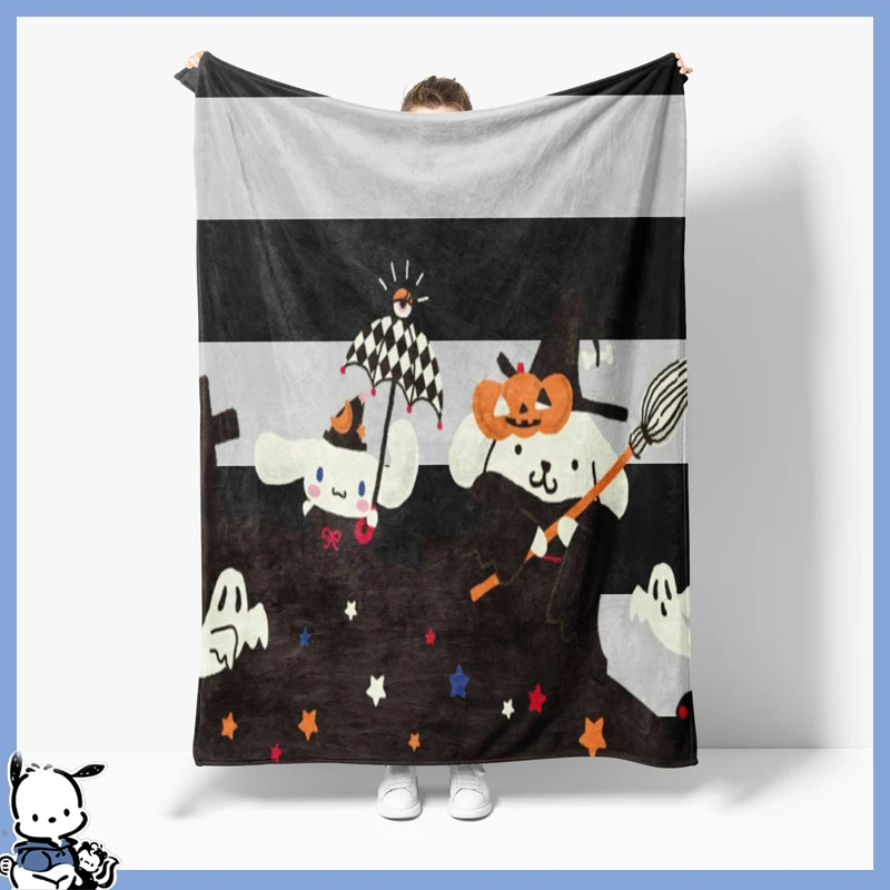 

Cinnamoroll Blanket Kawaii Sanrioed Cartoon Anime Cute Office Nap Blanket Student Home Airconditioning Blanket Gift Wholesale