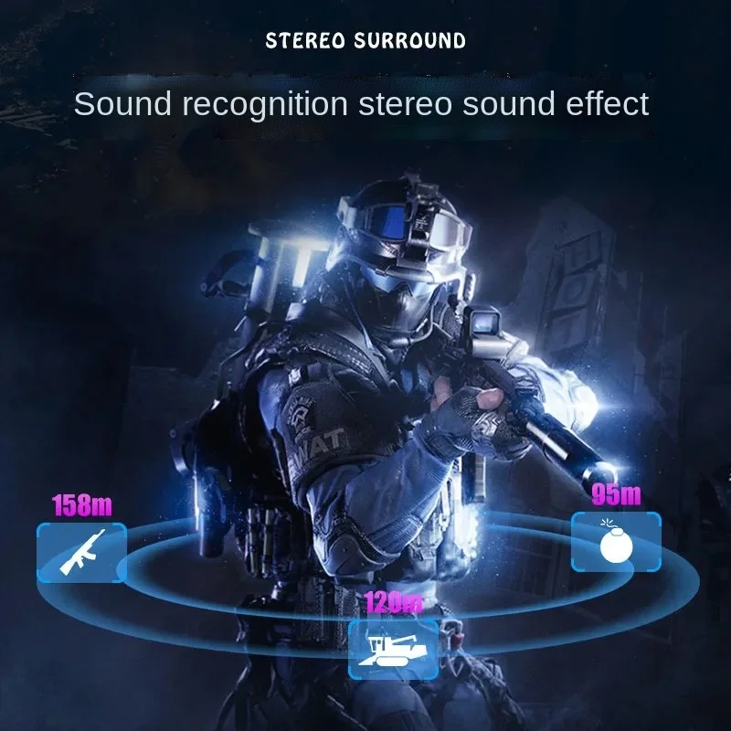 Новинка 2023 Bluetooth-гарнитура стерео игровые беспроводные наушники со светодиодным