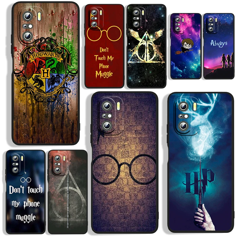 

Poster Harrys P-Potters Phone Case For Xiaomi Redmi K60E K60 K50G K50 K40S K40 K20 S2 6A 6 5A 5 Pro Ultra Black Soft Cover