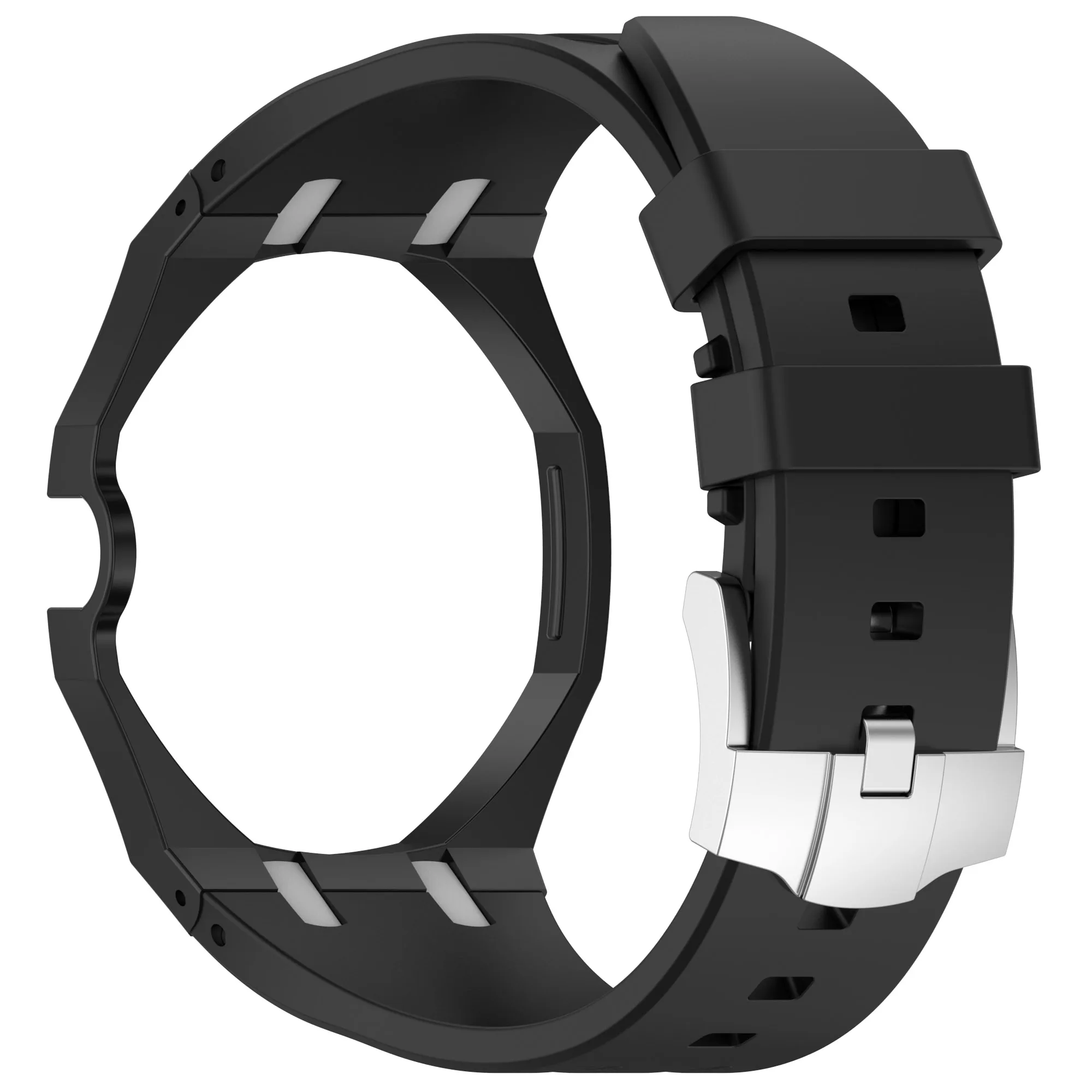Чехол 2-в-1 + силиконовый ремешок для карманных часов Swatch X AP Royal Pop, превращающий их в наручные часы, и аксессуары: ремешок и защитный чехол из поликарбоната (art.: 3920db46d9877) - 3920db46d9877
