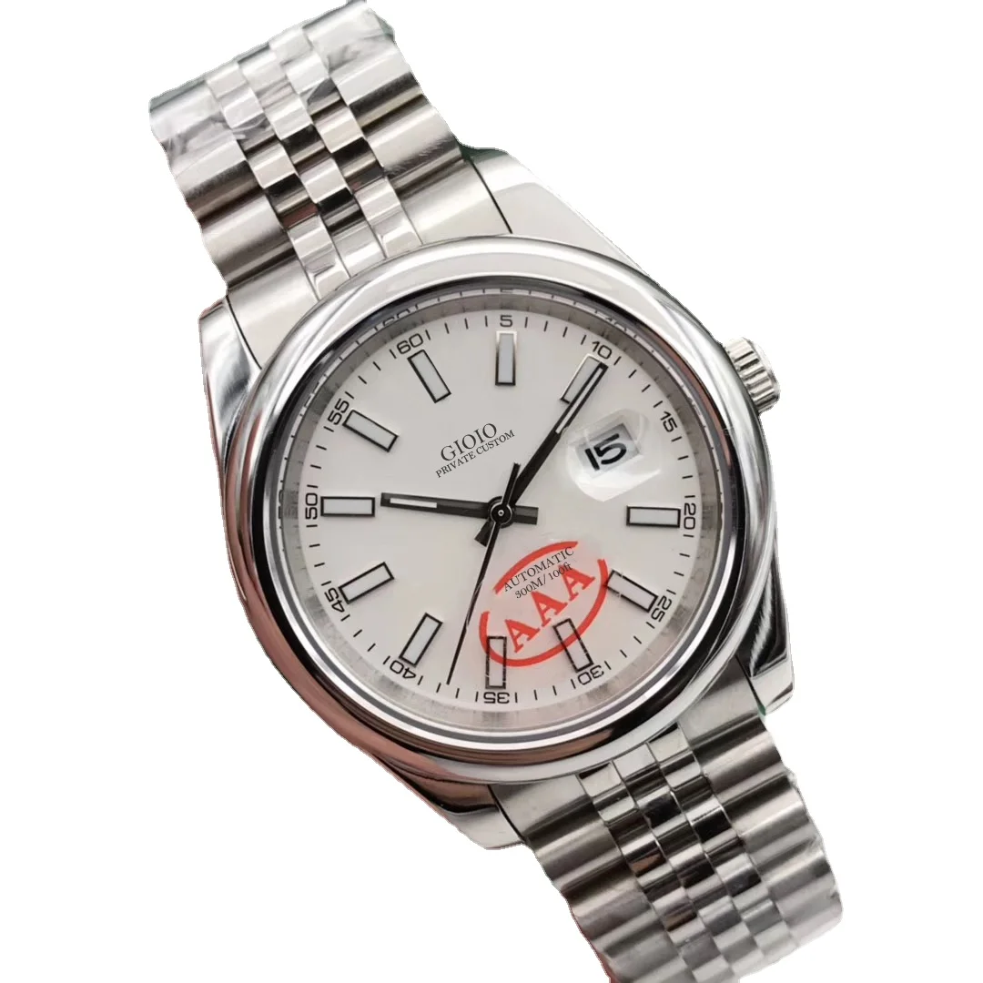 

men automatic mechanical watch black blue