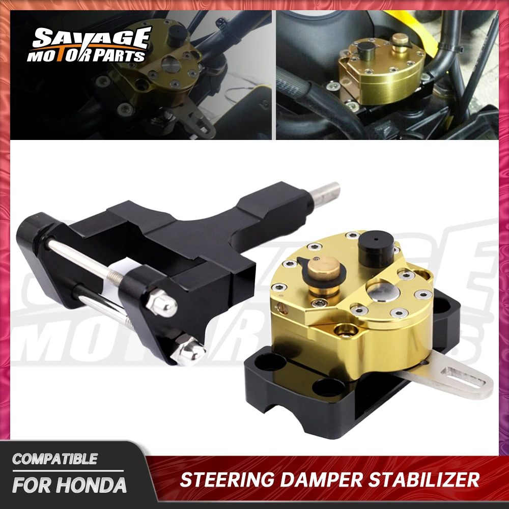 

For HONDA MSX125 Grom SF 2013-2020 Steering Damper Stabilizer Motorcycle Reversed Safe Accessories Mount Bracket Kit Parts