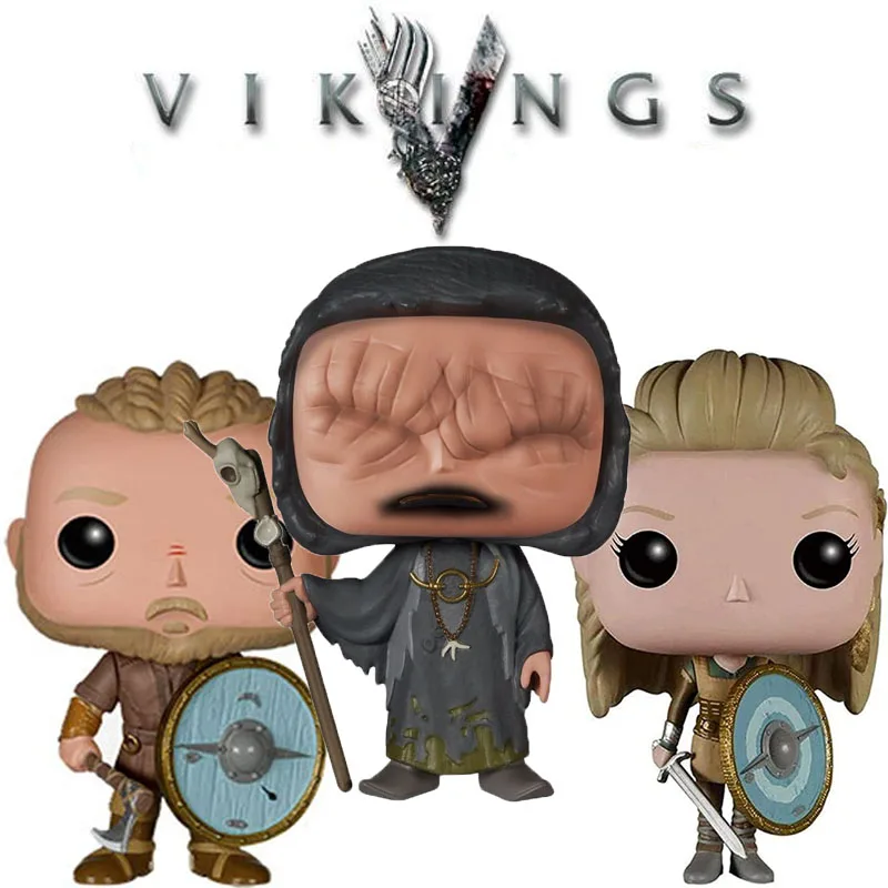 

Vikings Lagertha #178 Ragnar Lothbrok #177 Seer #181 Action Figure Toys Collection Dolls Gifts POPs Figure