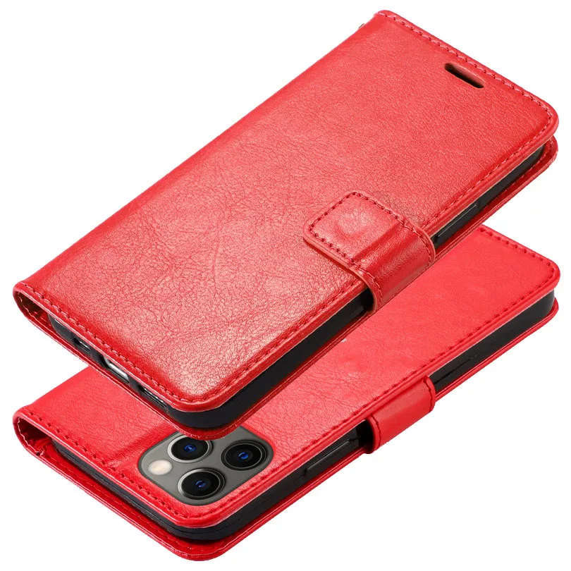 Роскошный однотонный телефон флип-чехол для Redmi Note 10 10S 11 11S 12 12S 13 Pro 4G чехол 12R 11R 11E