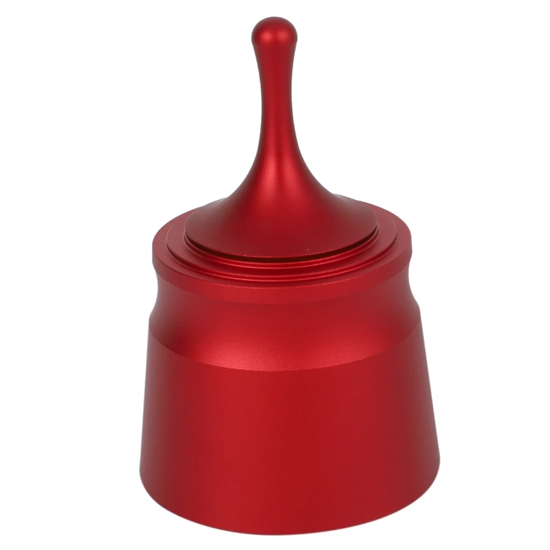 

JEYL Aluminum Alloy Smart Dosing Ring For Brewing Bowls For 58Mm Coffee Tampering Espresso Barista Tool For Coffee Powder-Red