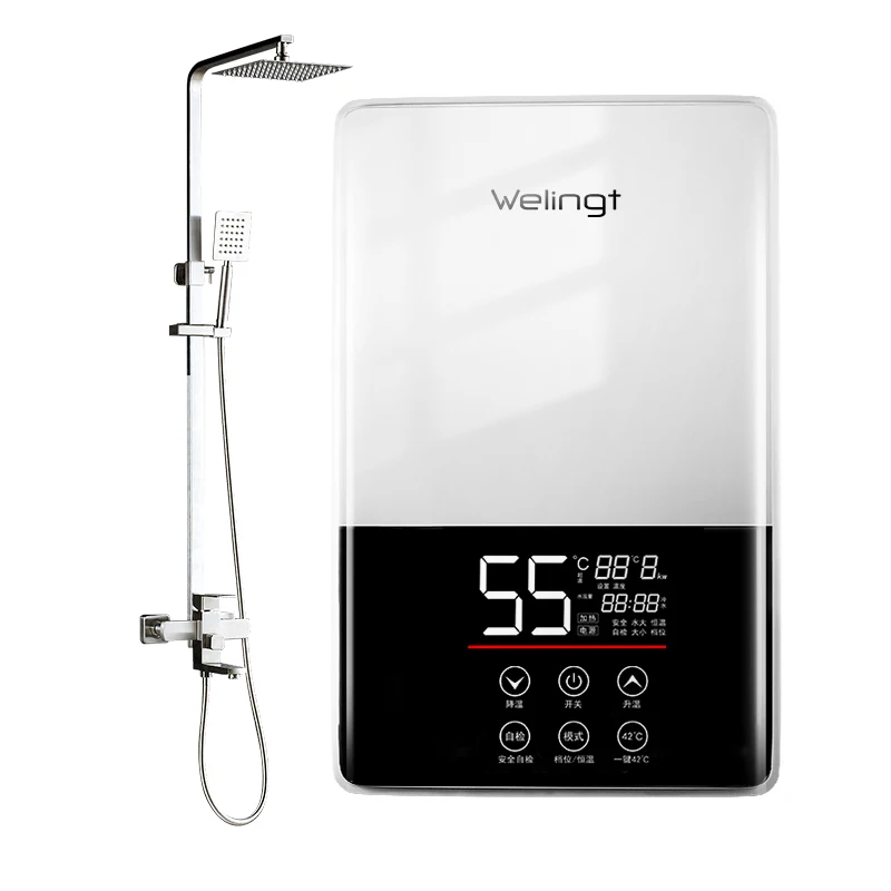 

Discounted Products CE EMC Safe Portable Geyser Mini Instant Electric Shower Tankless Hot Water Heater For Home/Wash Room