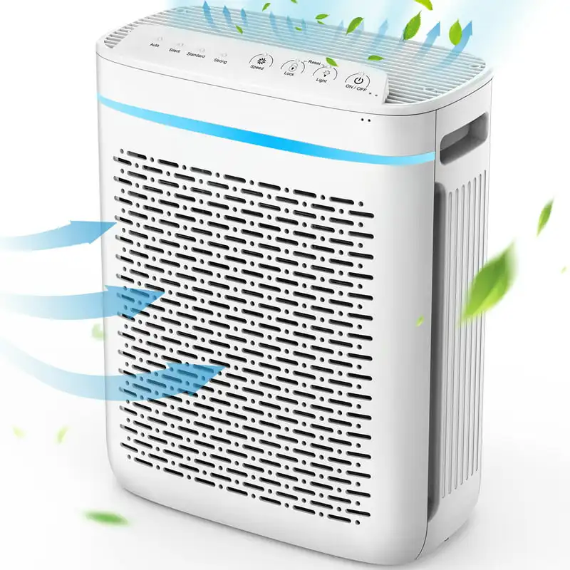 

Purifier for Home, HEPA Filter with 3-Stage Efficient Filtration System for Bedroom, Kitchen, Office,Baby