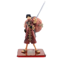 one piece boneca 20th theatrical ver monkey d luffy 18cm pvc anime action figure model collection toy desktop decoration doll