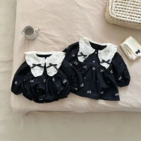 rinilucia 2pcs newborn infant baby girls long sleeve bowknot romper tops pantyhose pant outfits clothes set toddler clothing