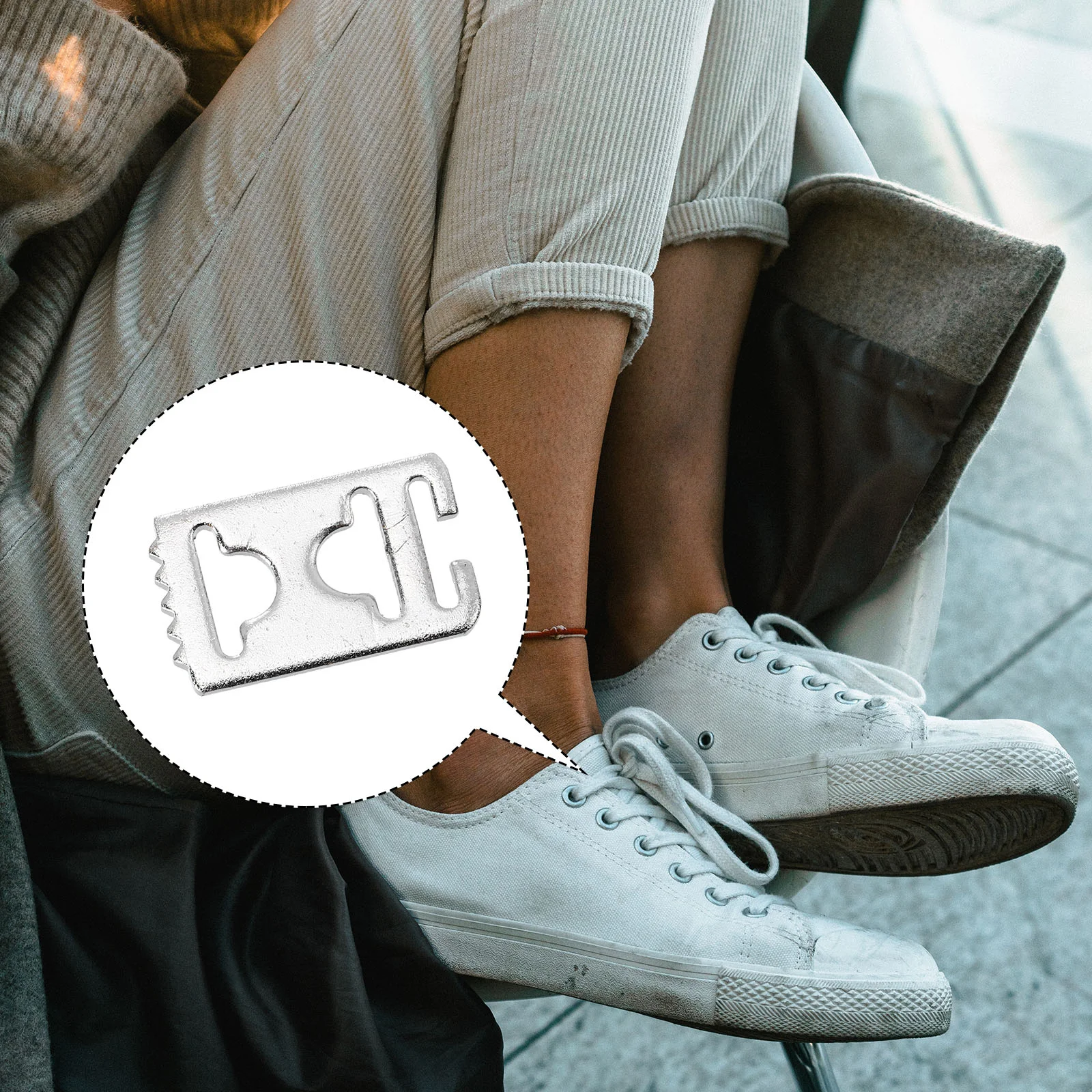 16 шт. невидимая эластичная обувь для ленивой обуви с кружевной пряжкой детские