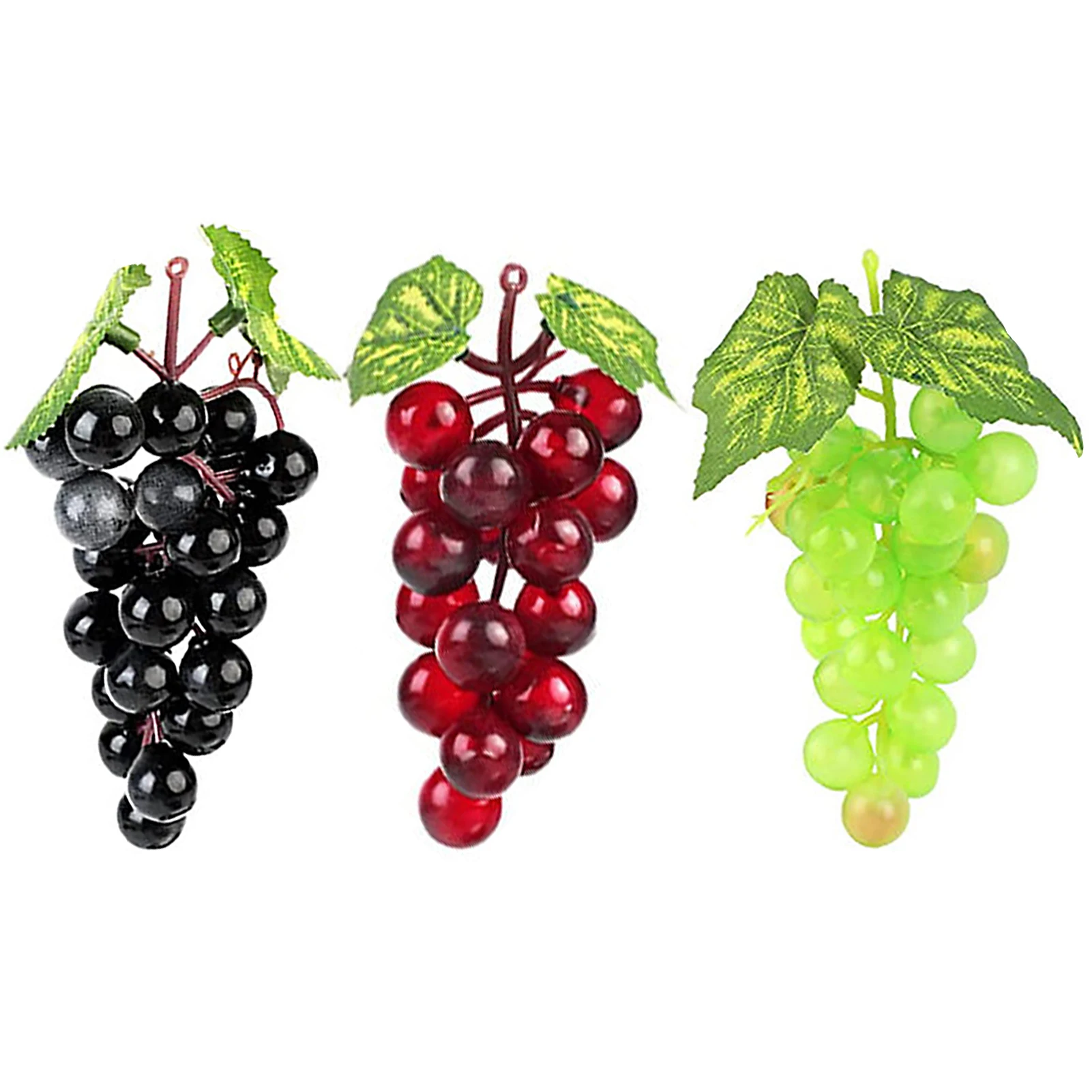 

Artificial Grapes Cluster Matte Finish Fake Grapes Bunch Home Decor Wedding Wine Display Artificial Decorative Photography Props