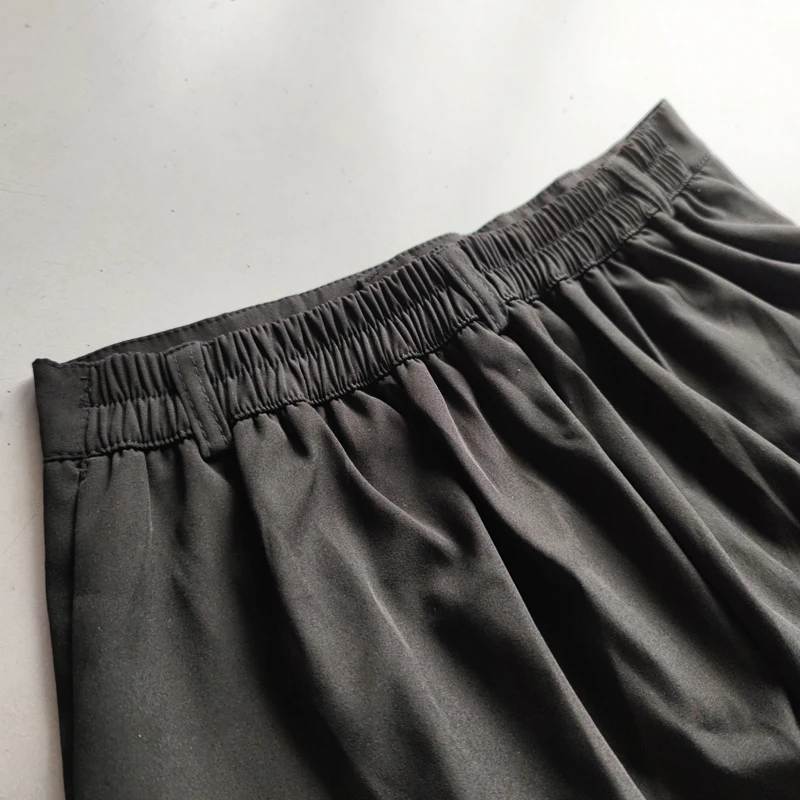 Мужские уличные деловые брюки Y2K белые черные с широкими штанинами в Корейском