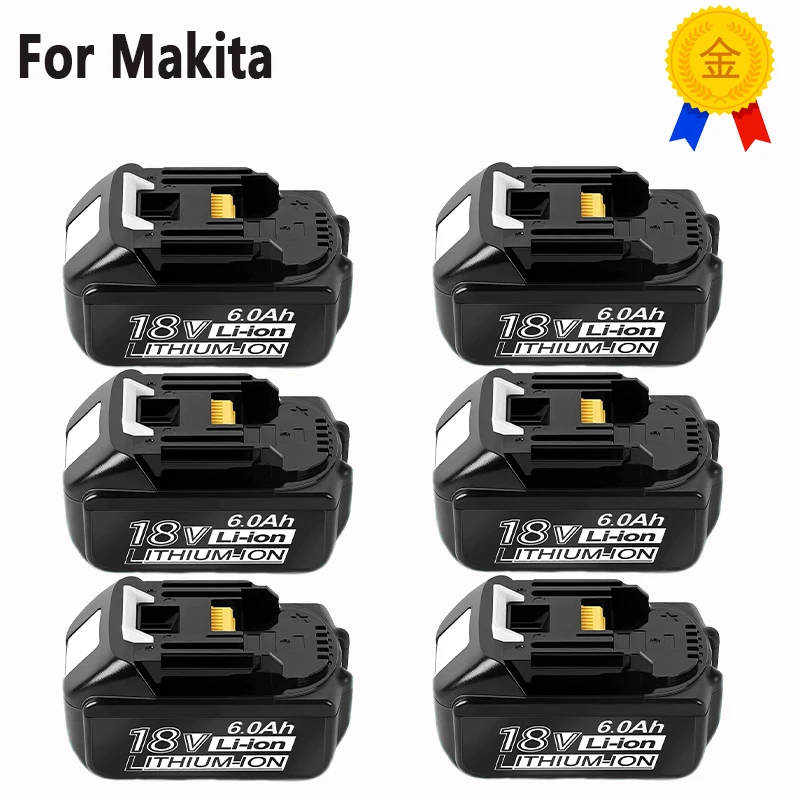 

BL1860B 18V 6000MAH rechargeable battery lithium-ion battery replacement battery for MAKITA BL1860B BL1880 BL1830 BL1850 BL1860B
