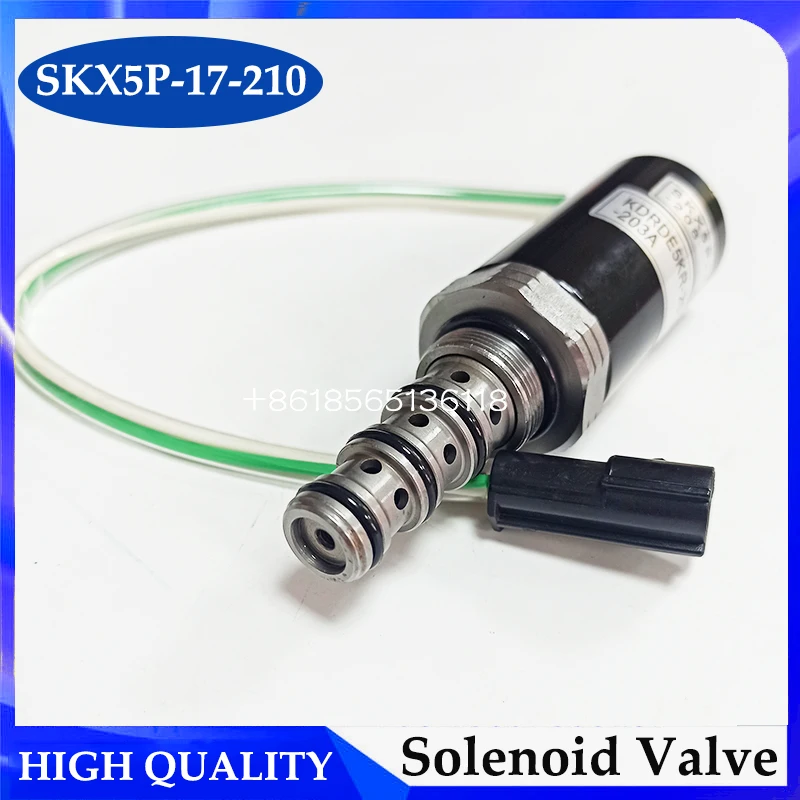 SKX5P-17-210 KDRDE5KR-20 40C13-203A Электромагнитный клапан для экскаватора SH200 SH120 SH280 A1 A2 A3 SH200-1