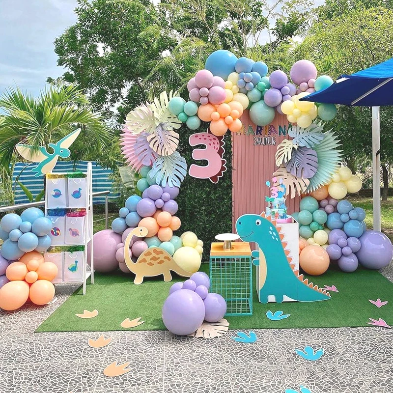 

165 шт., разноцветный динозавр