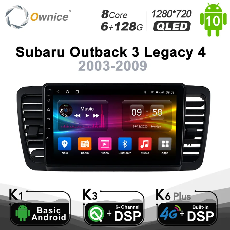 

Автомагнитола на Android 10,0 для Subaru Outback 3 Legacy 4 128-2003, 6 ГБ + 2009 ГГц, автомагнитола с GPS, 4G, LTE, головное устройство 1280*720