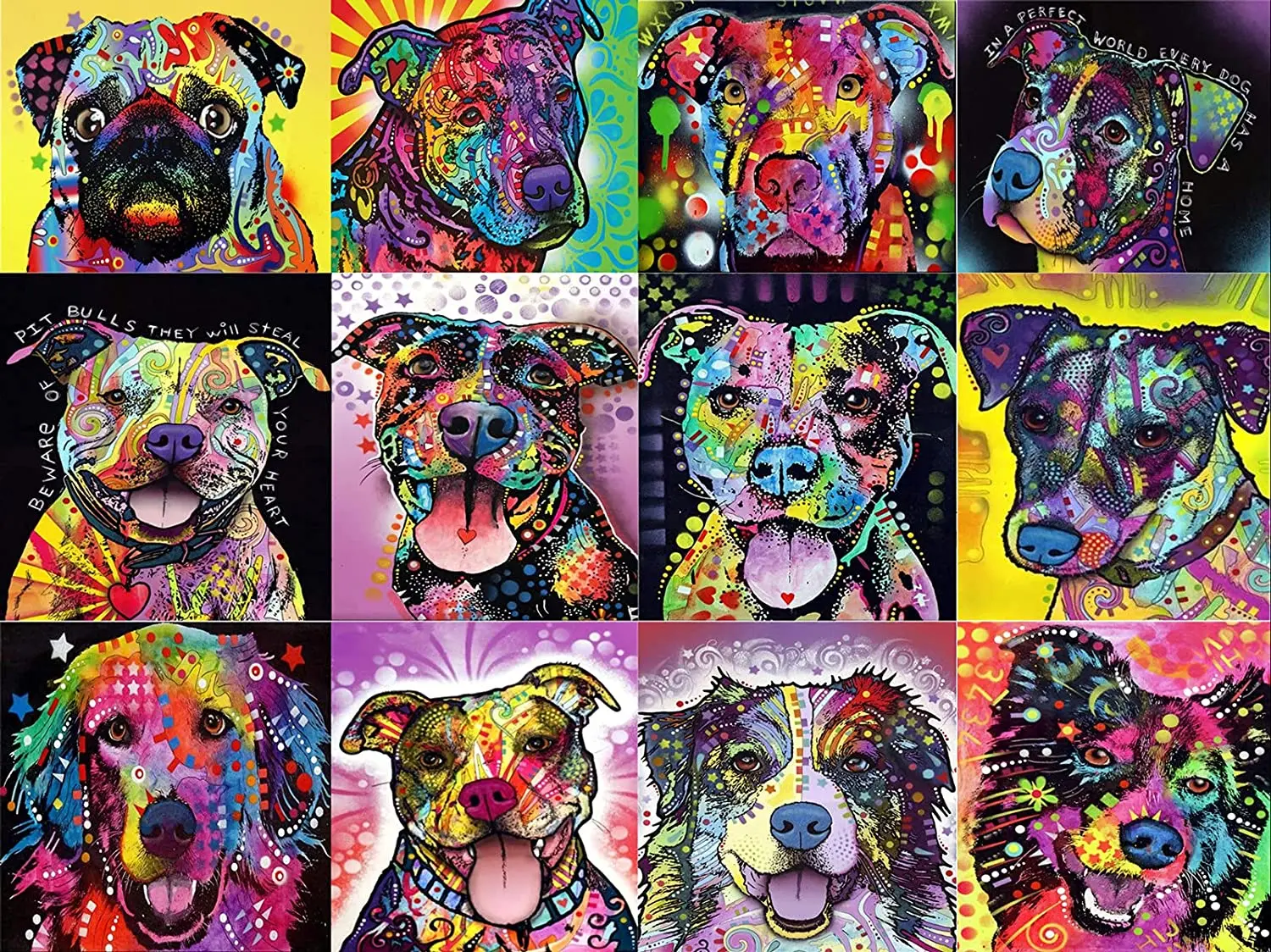 

Jigsaw Puzzles for Adults Color Dog Holiday Gifts learning toys for children homeschool supplies educational
