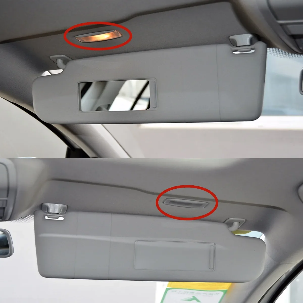 Внутренняя лампа солнцезащитного козырька для чтения VW Golf 5 6 7 GTI R-Line Jetta GLI Polo 6R Passat