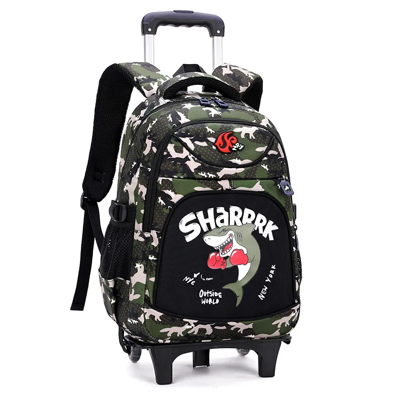 Trolley Children School Bags With Wheel Mochila Kids Backpacks Trolley Luggage For Girls Boys backpack Escolar Backbag Schoolbag