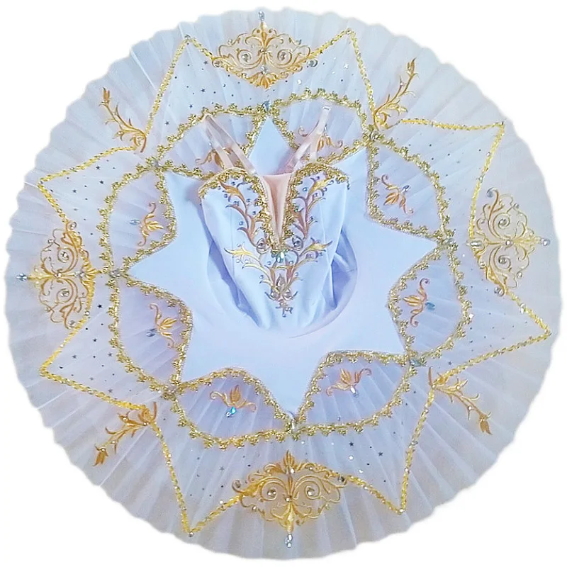 Paquita Свадебные белые золотые балетные платья-пачки белоснежные спящие красивые