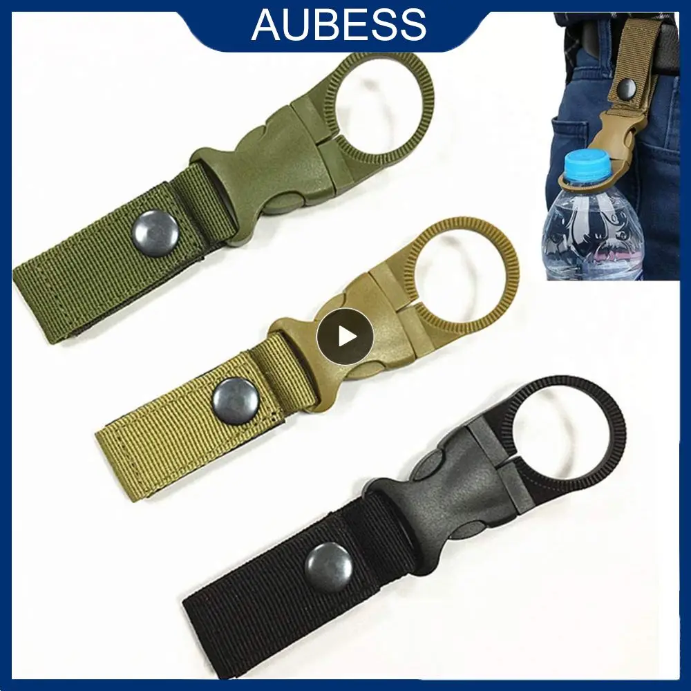 

Hiking Durable Water Bottle Buckle Easy To Operate Belt Buckle Multifunctional Backpack Buckle Camping Outdoor Tool Practical