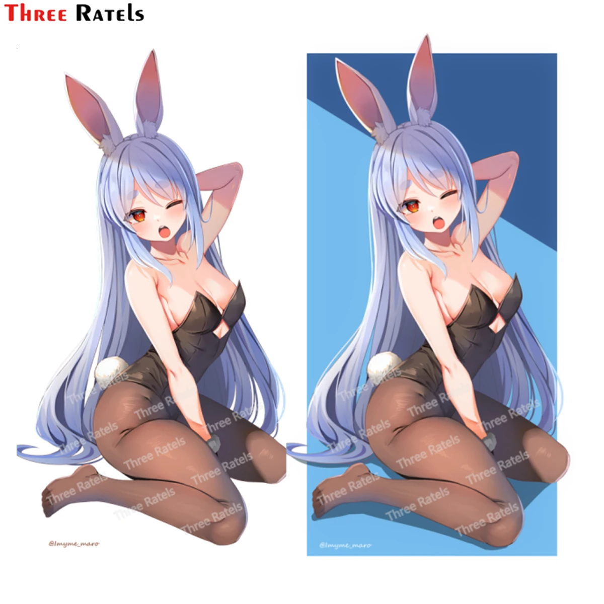 

Three Ratels G346 Usada Pekora Hololive Car Stickers Windshield Decal Vinyl Car Accessoires Waterproof