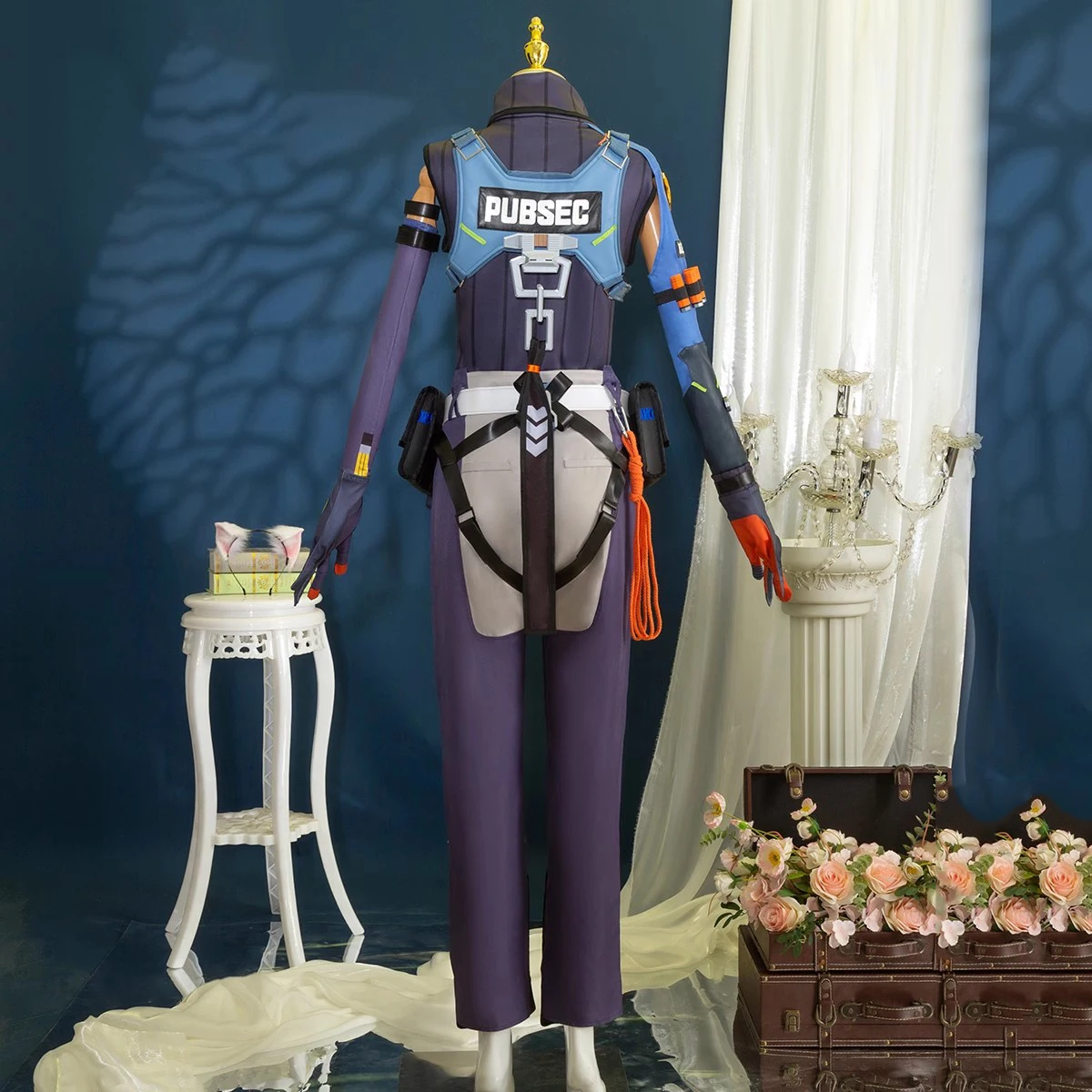 Anime Seth Lowell Cosplay Costume Tail Wig Game Zenless Zone Zero Cos Men's Ears Props Set