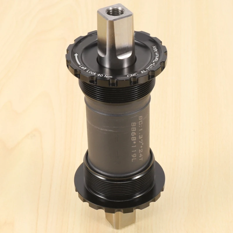 Титановый BSA английская резьба квадратный конусный Нижний Кронштейн 119 мм для