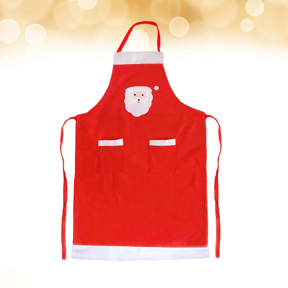 

Apron Aprons Christmas Santa Bib Funny Suit Holiday Outfit Cooking Novelty Party Decorations Cute Fashion Cooks Barbecue Baker