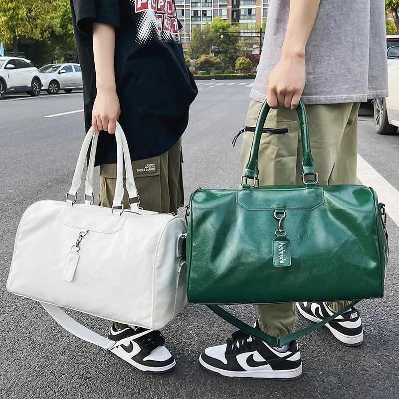 Водонепроницаемая дорожная сумка из искусственной кожи модная большая