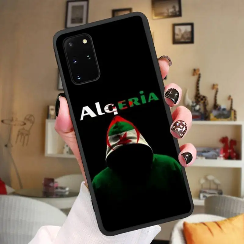 Мягкий чехол для телефона с флагом Алжира Samsung Galaxy Note20 ultra 7 8 9 10 Plus lite M21 M31S M30S M51 |