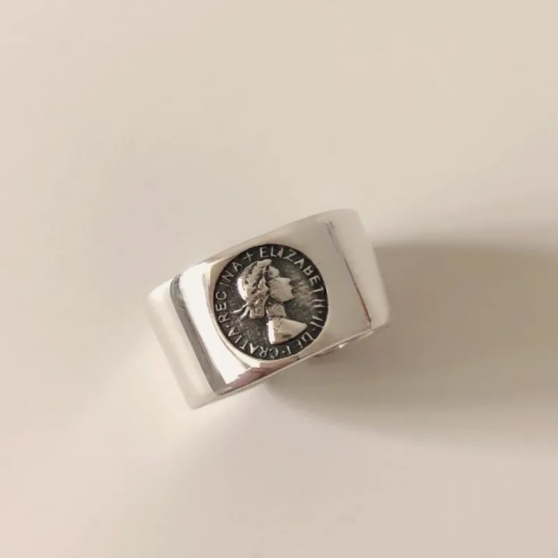 

Женское регулируемое кольцо из серебра 925 пробы, кольцо с изменяемым размером в стиле панк, аксессуары для вечеринки, 2022