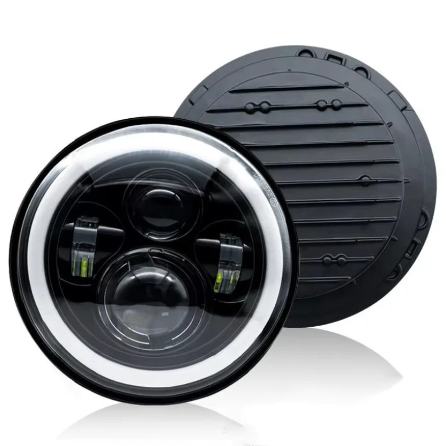 1x7-дюймовая круглая светодиодная передняя фара замена подходит для мотоциклов Jeep